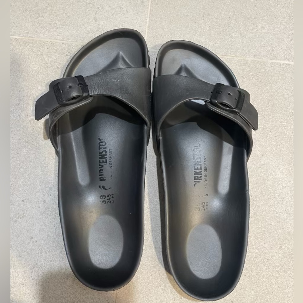 Birkenstock rubber slides